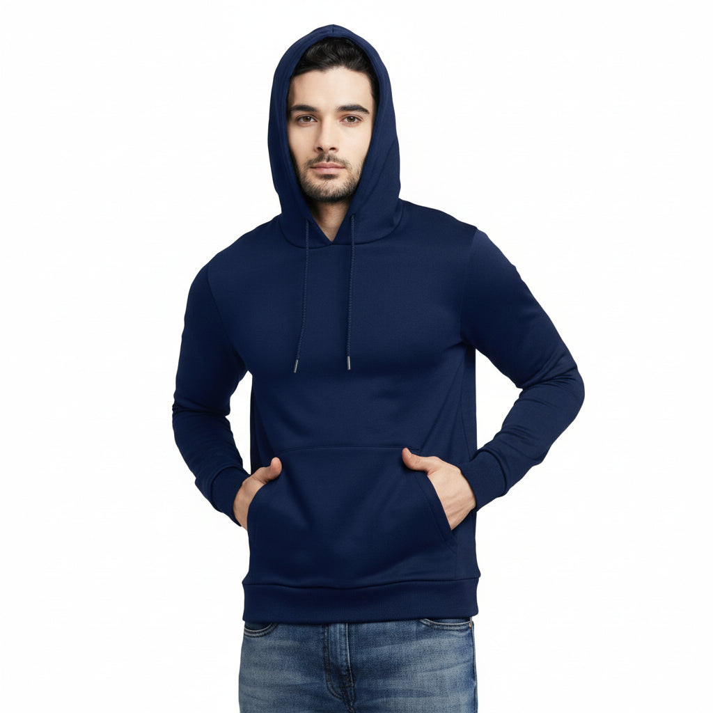 Jack & Jones Asger Hoodie - Navy Blue