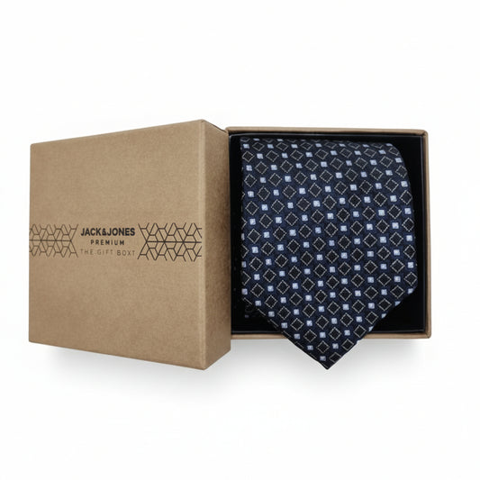 Jack & Jones Steve Tie - Navy Blue
