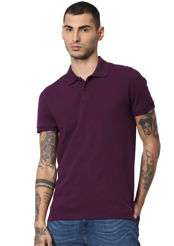 BST13- Jack & Jones Jacquard T-Shirt