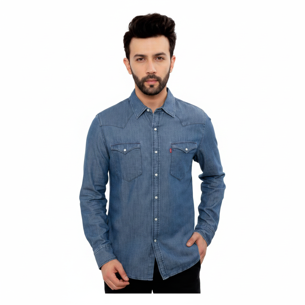 BS139 - Levis BCI Cotton Denim Shirt product image 2