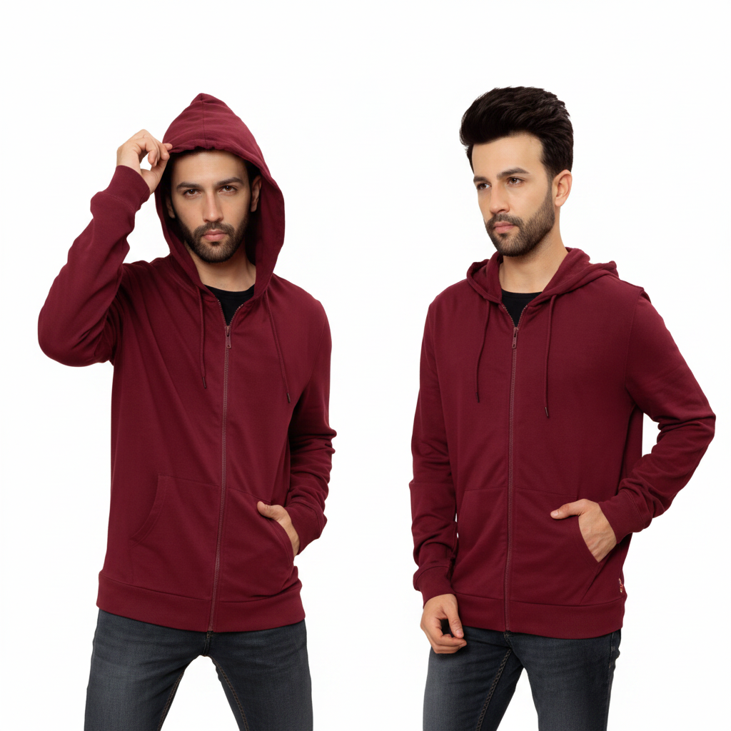 BS141 - Levis Full Zip Hoodie - Windsor Wine