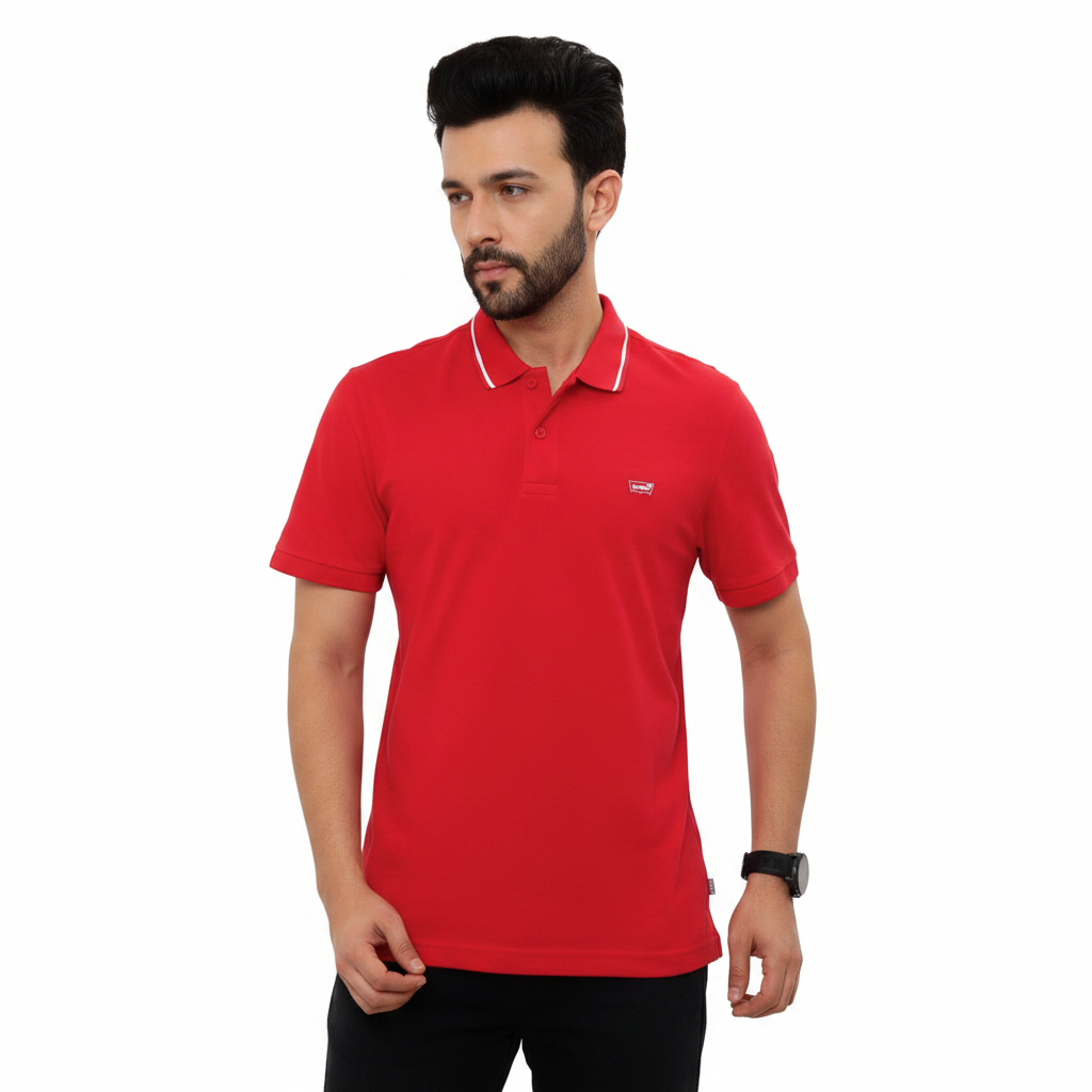 BS130 - Levis Contrast Tipping BCI Cotton Polo T-Shirt product image 3