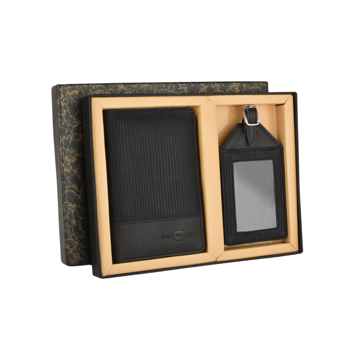 EJK64- Make My Trip 2-IN-1 Gift Set | Passport | Luggage Tag