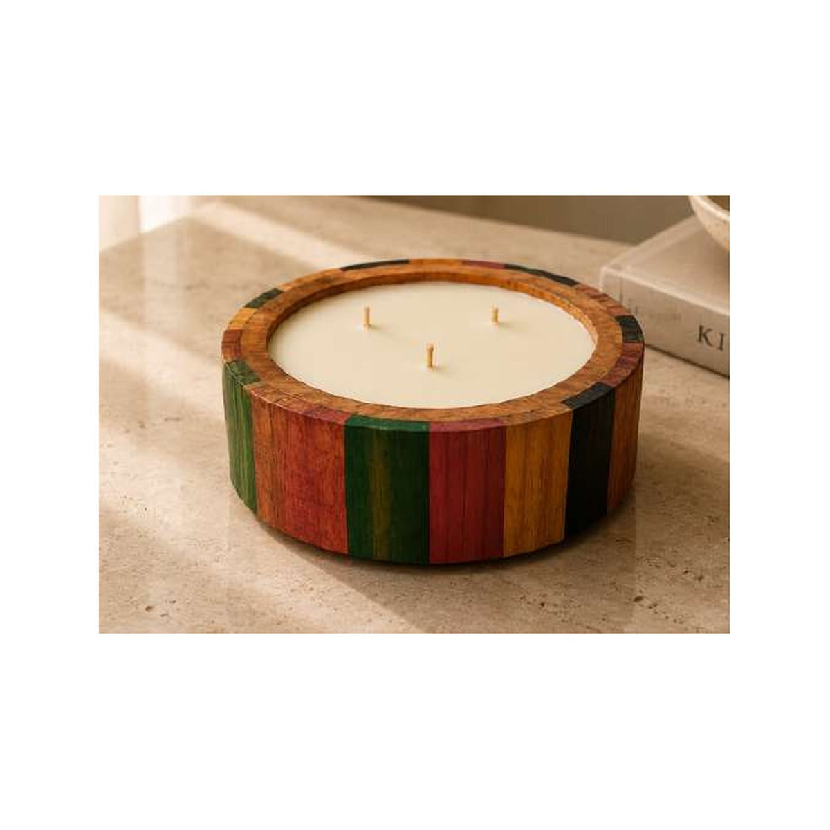 Nature Bark Wooden Candle
