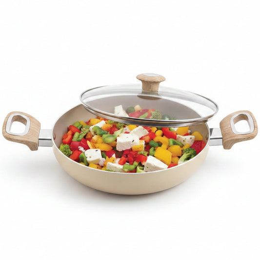 ED350 - Cookwell - Non-Stick Kadai with Lid - 2.5 L