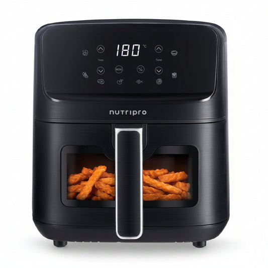 ED341 - Nutripro - Air Fryer with See Through Window - Black