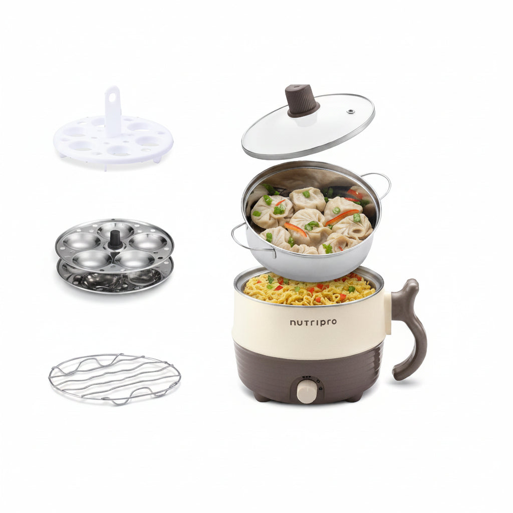 ED345 - Nutripro - Multipurpose Kettle 1.5 L - Non-Stick Pot
