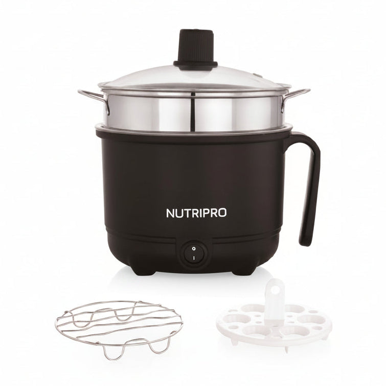 ED344 - Nutripro - Multipurpose Food Kettle with Steel Pot 1.5 L - Stainless Steel Pot