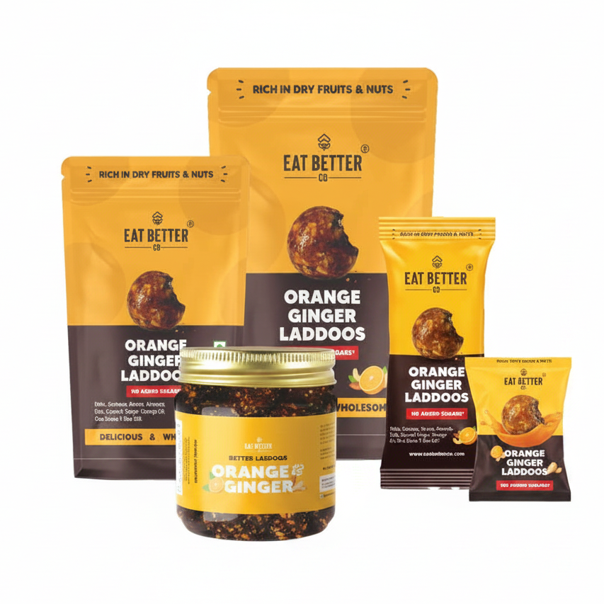 Eat Better Orange Ginger Laddoos