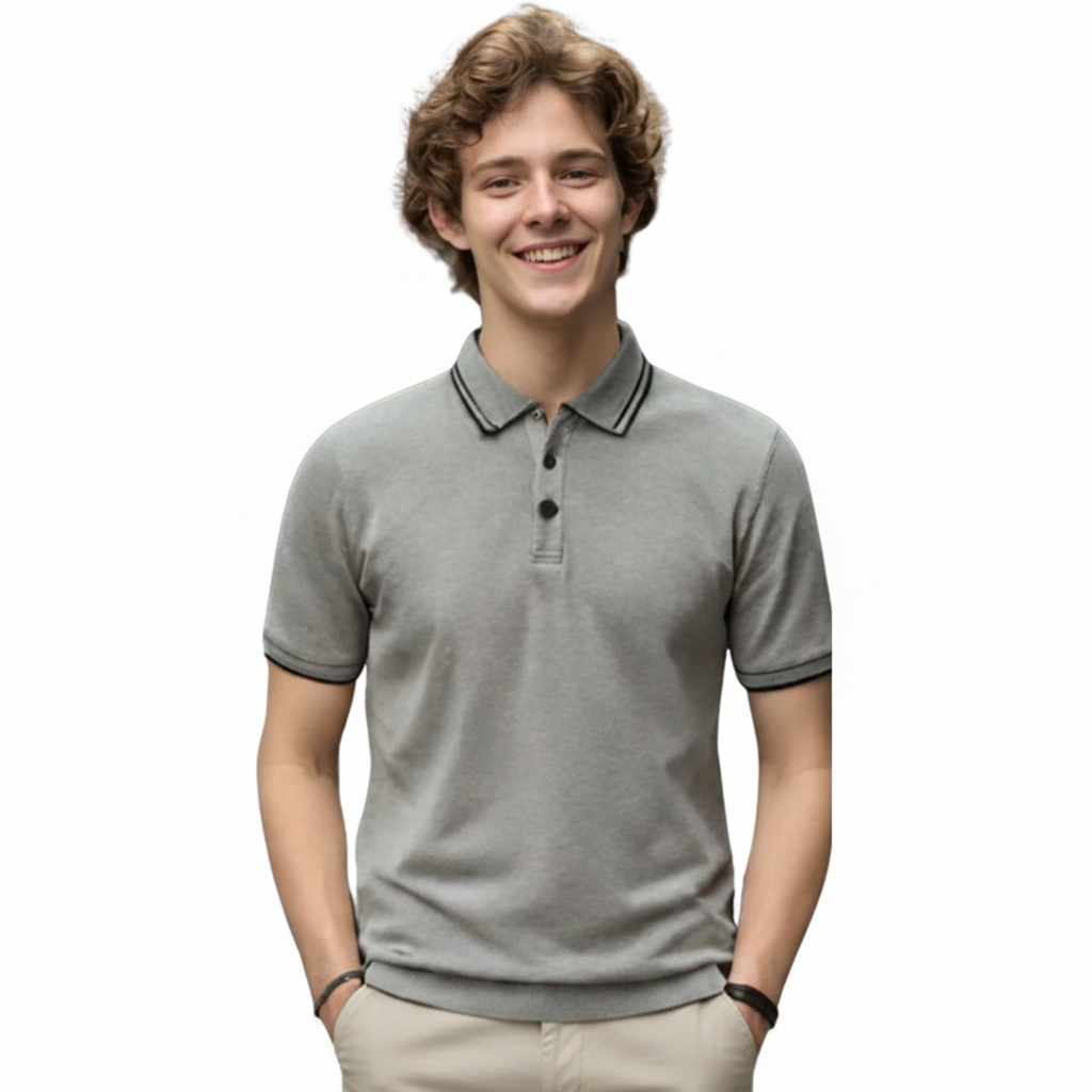 BST60- Nauticon Tipping Polo T-Shirt