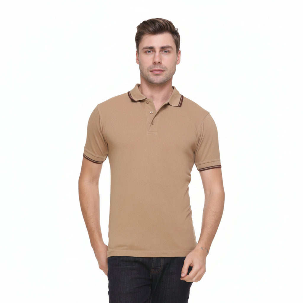 Pikmee Tipline Double Tipped Polo T-Shirt