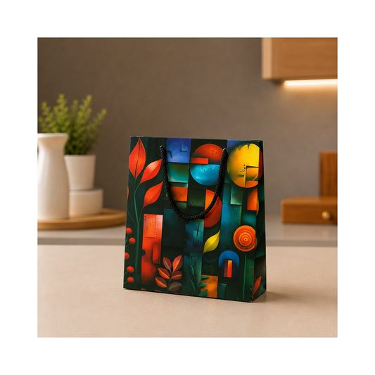 Abstract Faces Paper Bag - Grover Traders Paper Bag