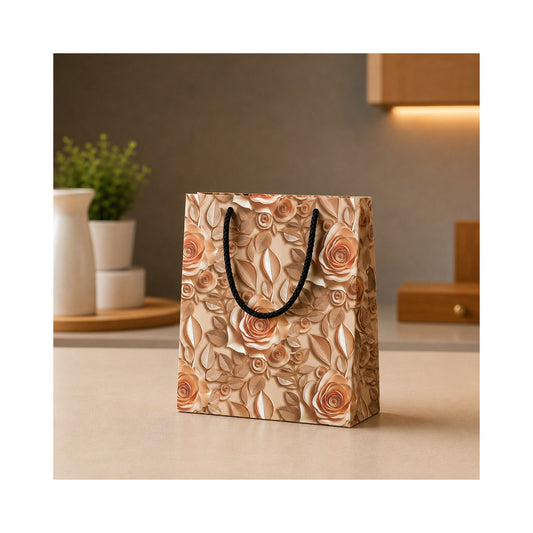 Brown Marble Paper Bag - Grover Traders Paper Bag