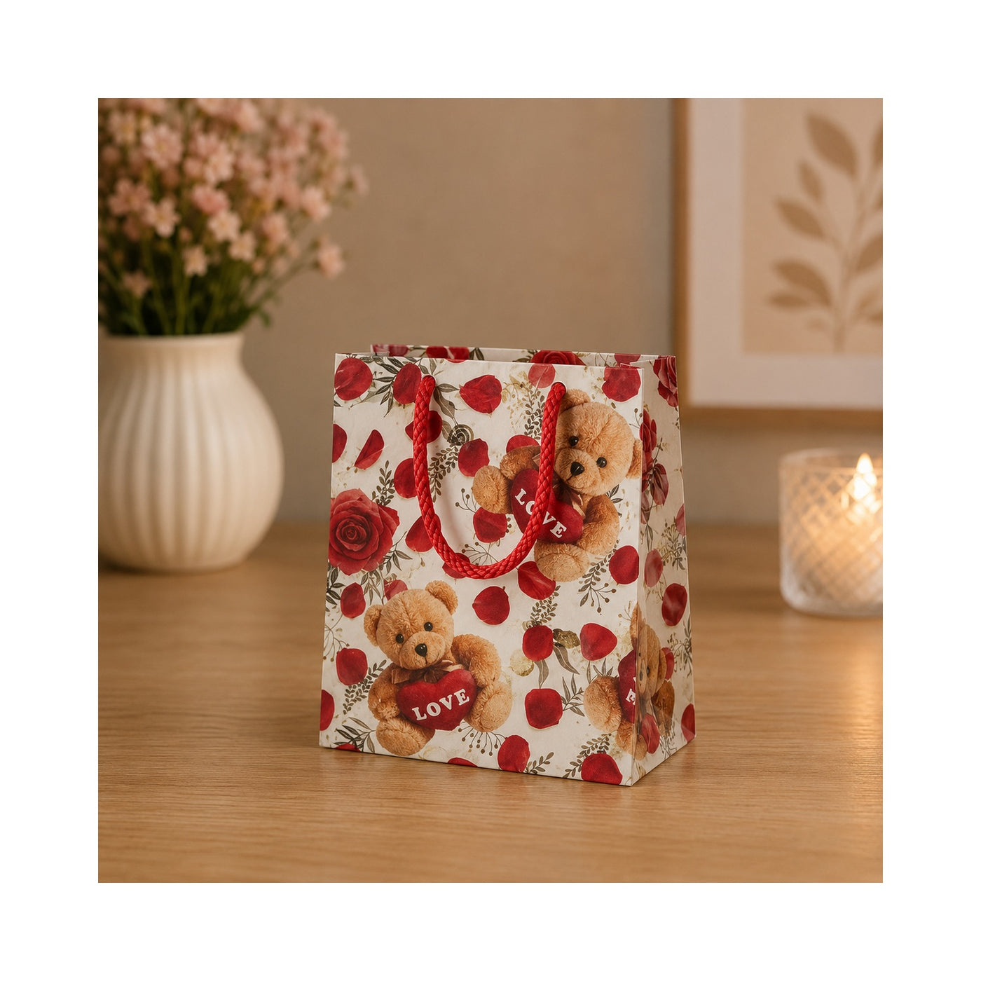 Teddy Bear Pattern Paper Bag - Grover Traders Paper Bag