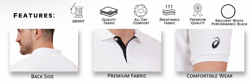 BST41- Asics Polo T-Shirt