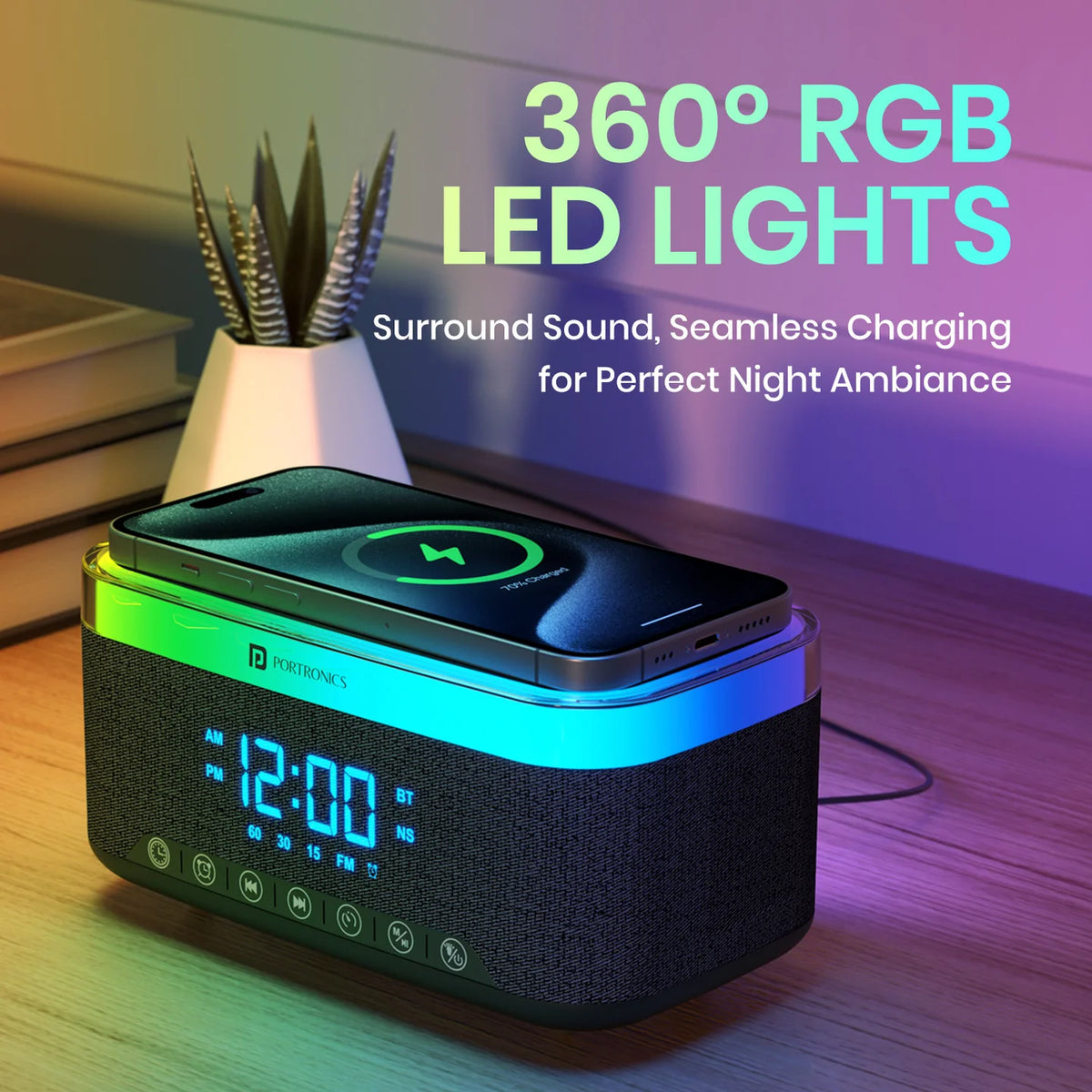 ED25- Portronics Trifusion 16W Bluetooth Speaker