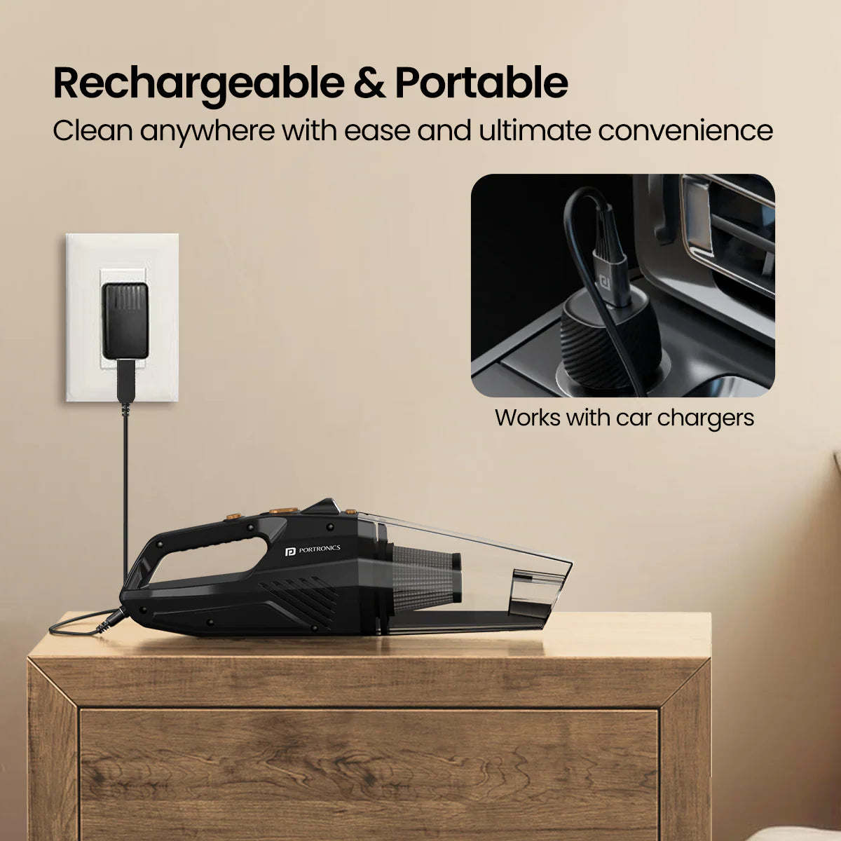 ED51- Portronics Mopcop Vacuum Cleaner