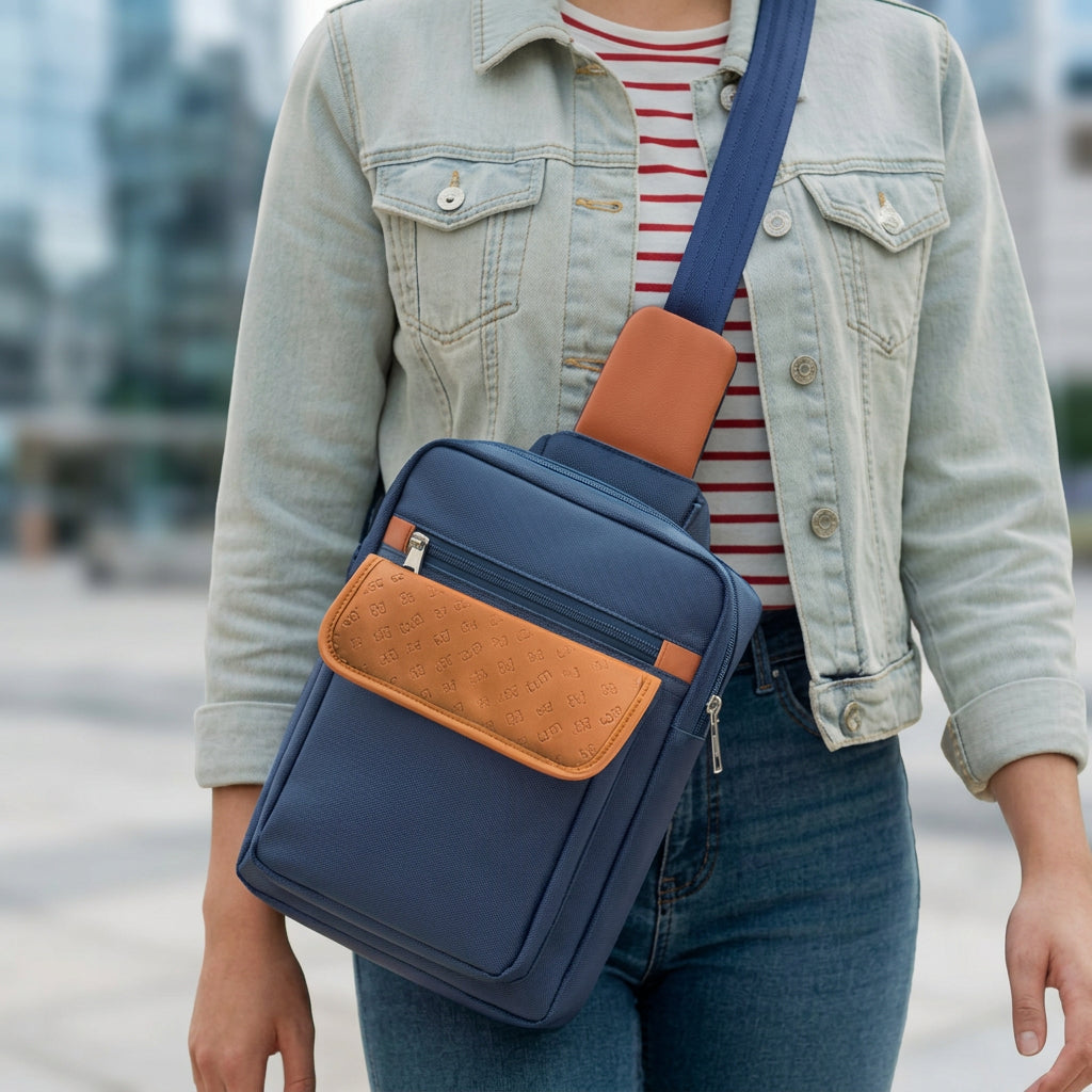 BSB168- Nomad Blue Travel Sling Bag