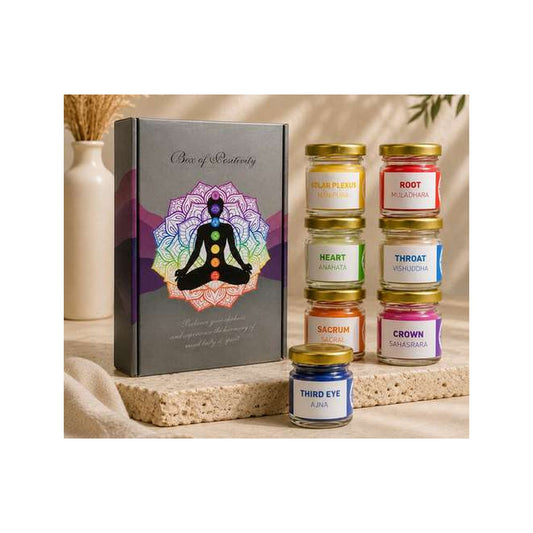 Seven Chakra Pillar Candle Set of 7
