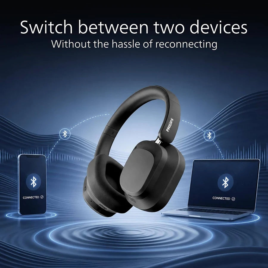 ED229- PHILIPS TAH6550 Bluetooth Wireless Over-Ear Headphones