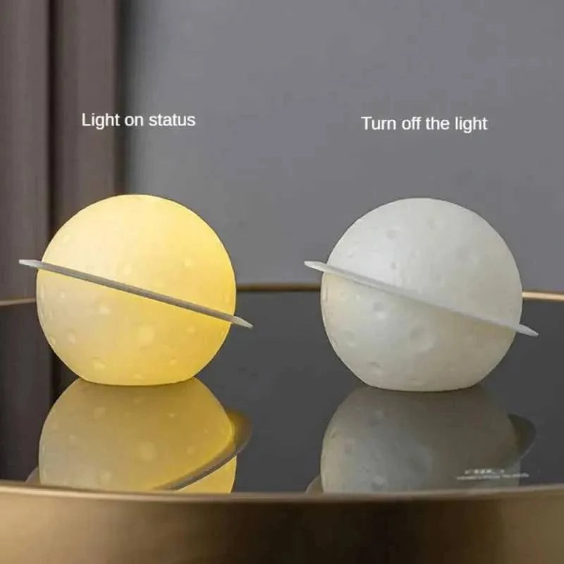 ED23- Astronaut Saturn Night Light Lamp