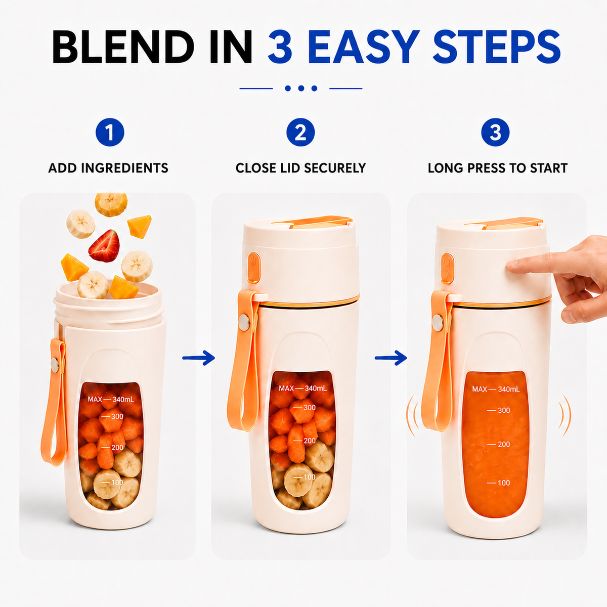 OG04- SnapBlend Portable Smoothie Blender
