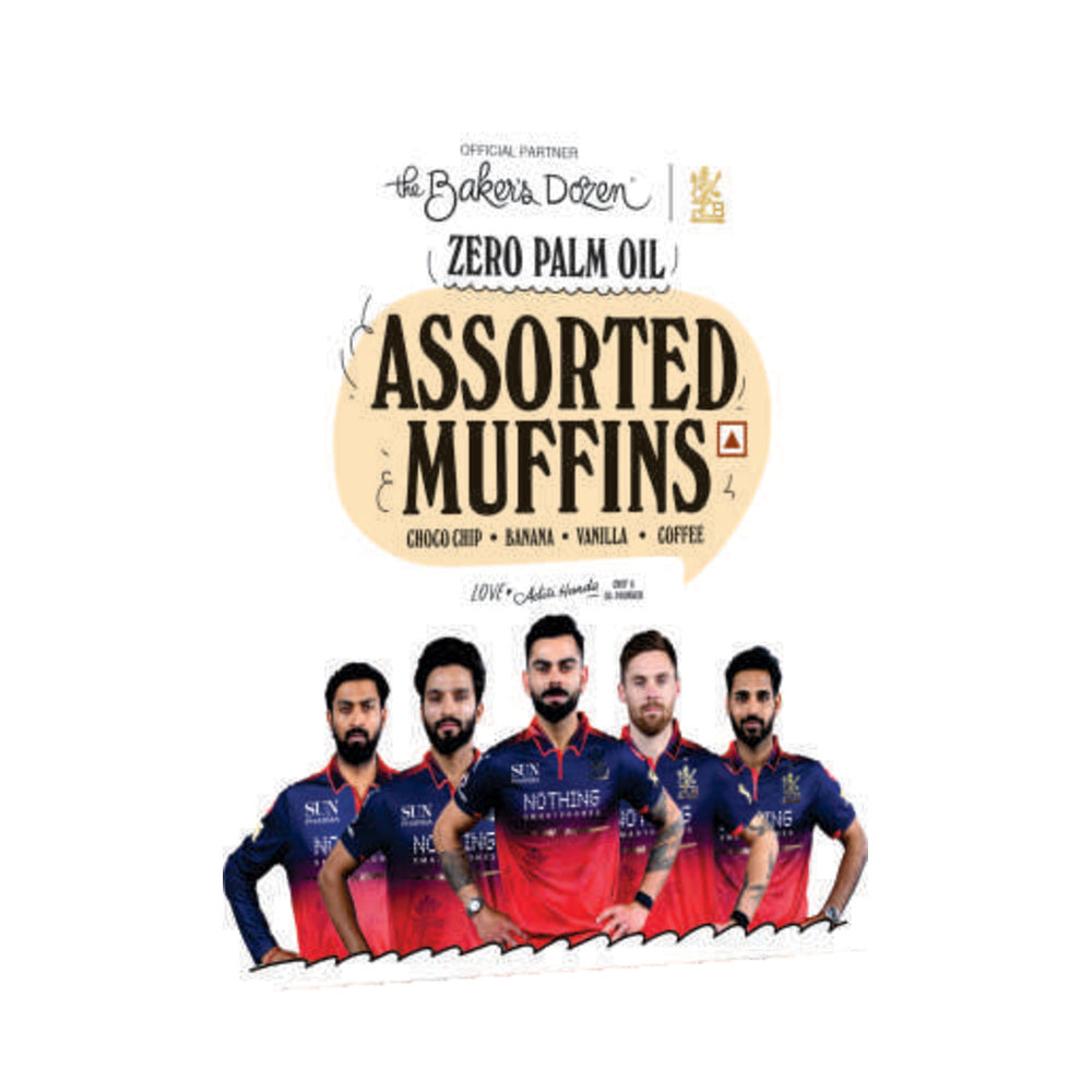 BSE350 - The Baker's Dozen - Muffins - Assorted - 165g