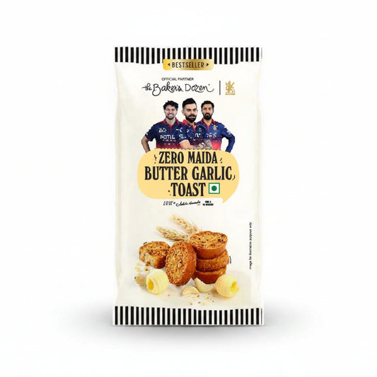 BSE368 - The Baker's Dozen - Whole Wheat Toast - Butter Garlic - 90g