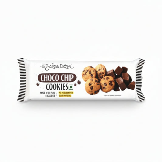 BSE357 - The Baker's Dozen - Choco Chip Cookies Pack of 6 - 60g - 60g