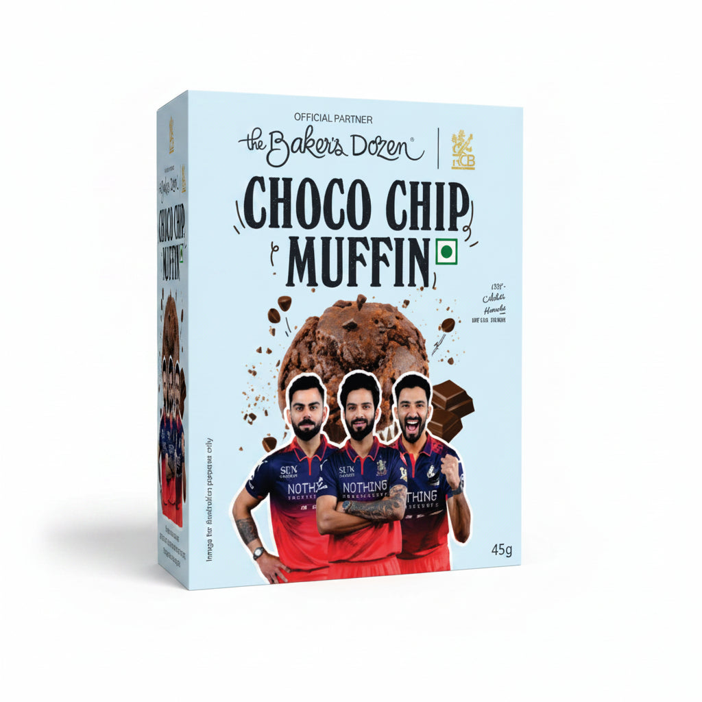 BSE351 - The Baker's Dozen - Mini Muffins - Choco Chip - 45g