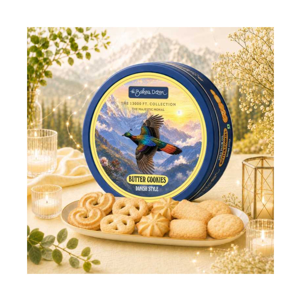 BSE361 - The Baker's Dozen - Danish Butter Cookies Tin - 150g - 150g