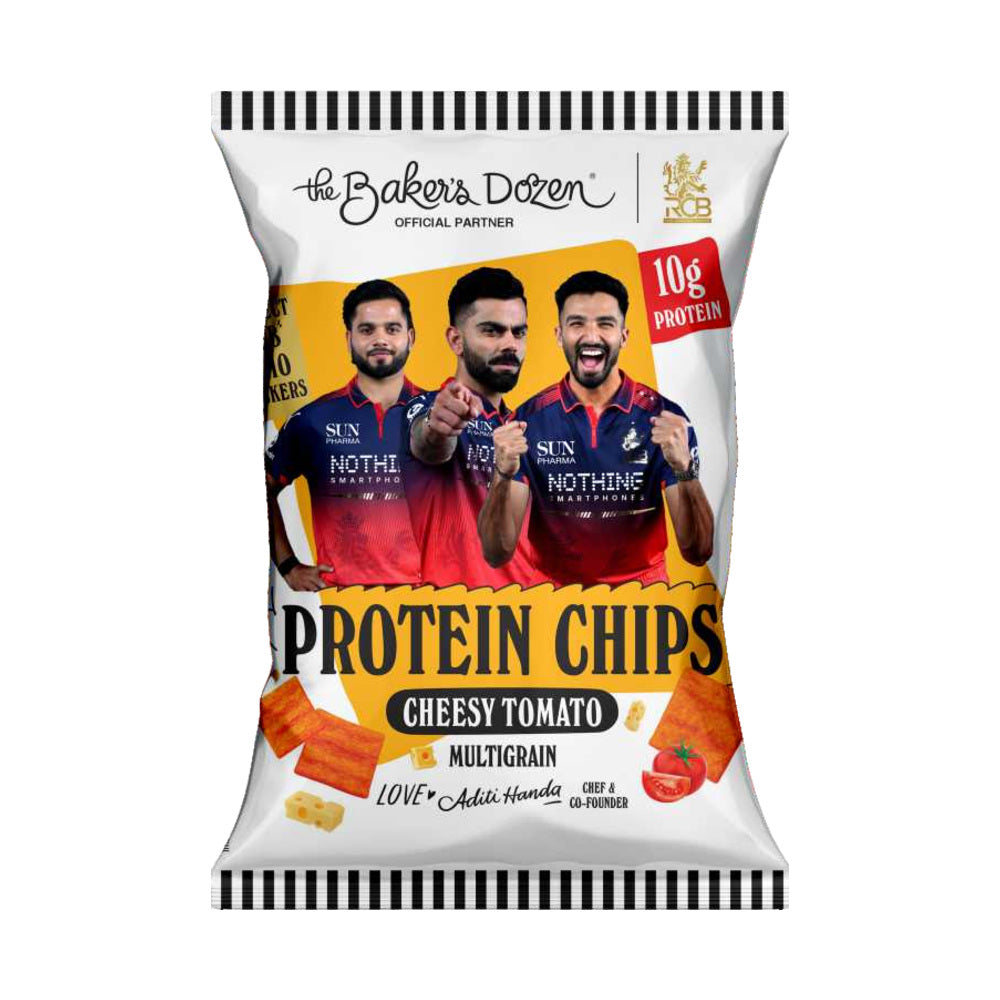 BSE364 - The Baker's Dozen - Protein Chips - Cheesy Tomato - 45g