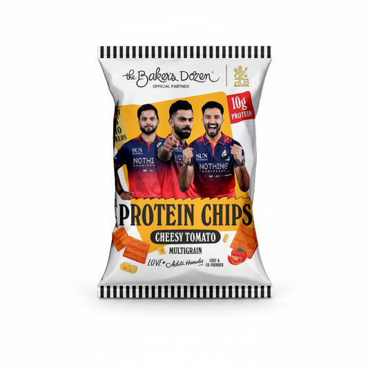 BSE364 - The Baker's Dozen - Protein Chips - Cheesy Tomato - 45g