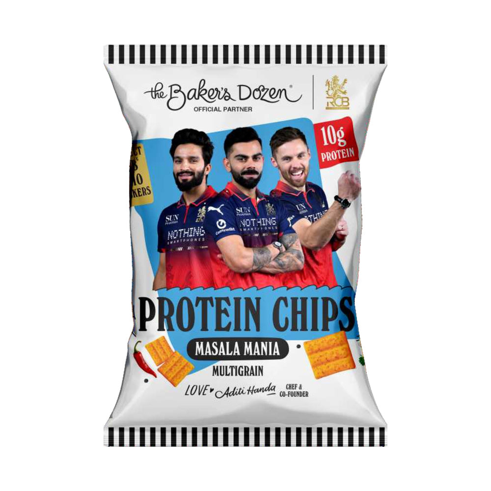 BSE364 - The Baker's Dozen - Protein Chips - Masala Mania - 45g