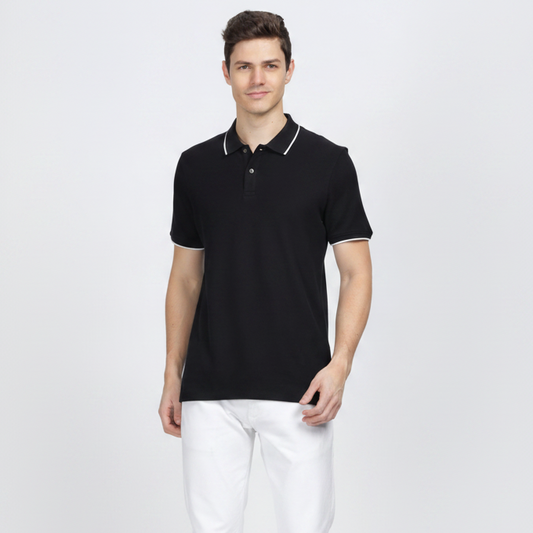BST59- WROGN Tipping Polo T-Shirt