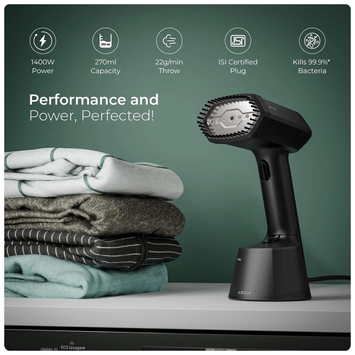 ED77- XECH Steam Gun XL Garment Steamer