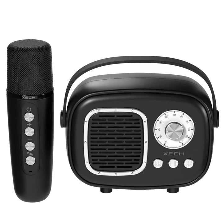 ED208- Xech Retro Jam Karaoke Speaker with Mic
